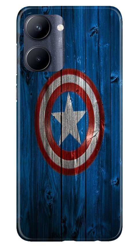 Captain America Superhero Case for Realme C33(Design - 118)