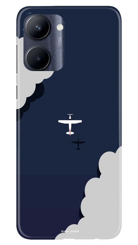 Clouds Plane Case for Realme C33 (Design - 165)