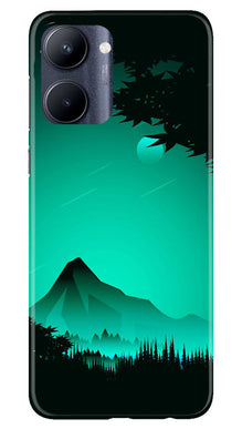 Moon Mountain Mobile Back Case for Realme C33 (Design - 173)