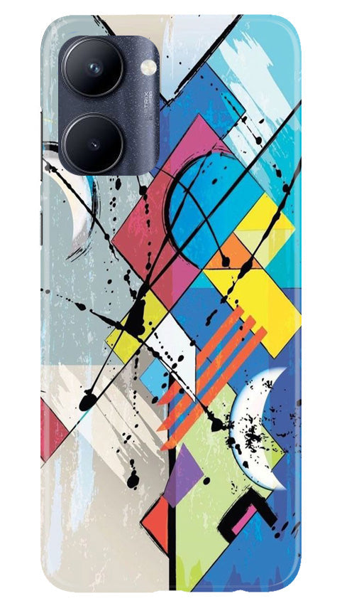 Modern Art Case for Realme C33 (Design No. 203)