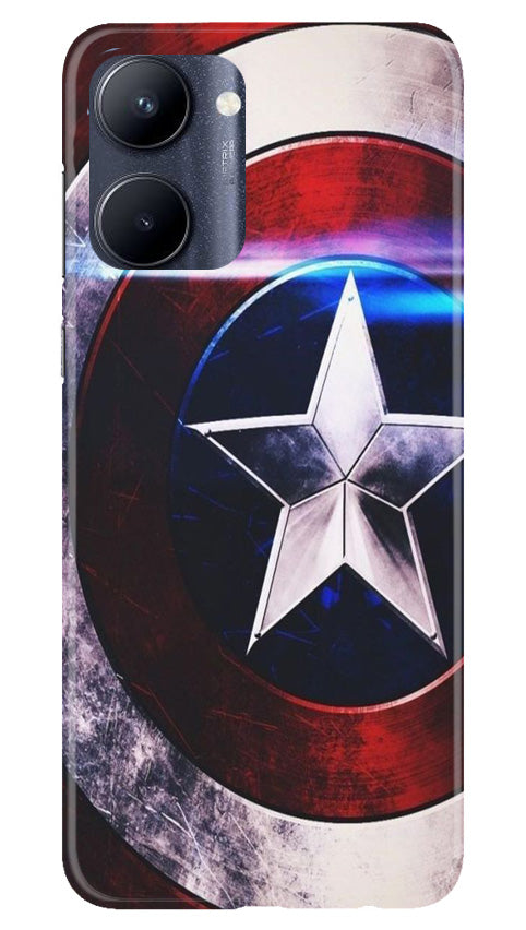 Captain America Case for Realme C33 (Design No. 218)