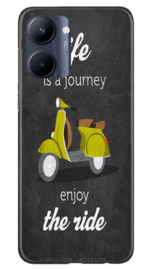 Vintage Scooter Mobile Back Case for Realme C33 (Design - 229)