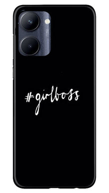 Like a Girl Boss Mobile Back Case for Realme C33 (Design - 234)