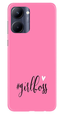 Girl Boss Black Mobile Back Case for Realme C33 (Design - 237)