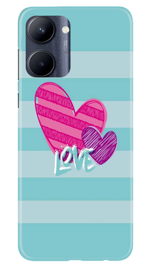 White Heart Case for Realme C33 (Design No. 260)