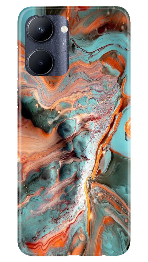 Marble Texture Mobile Back Case for Realme C33 (Design - 270)