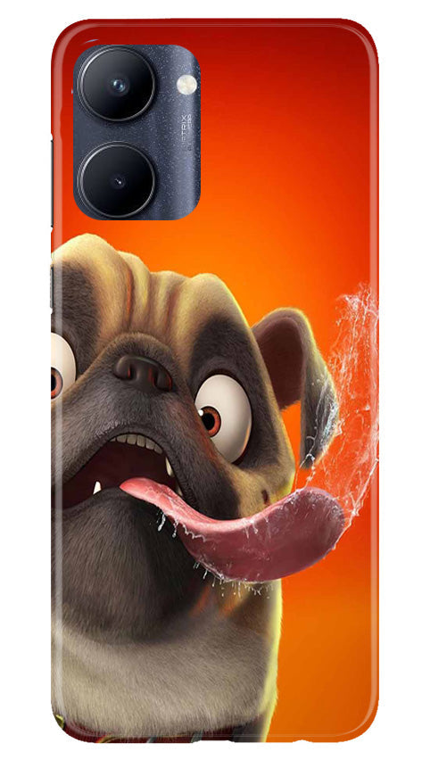 Dog Mobile Back Case for Realme C33 (Design - 303)