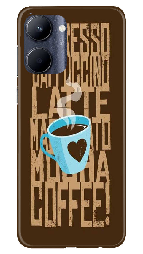 Love Coffee Mobile Back Case for Realme C33 (Design - 311)