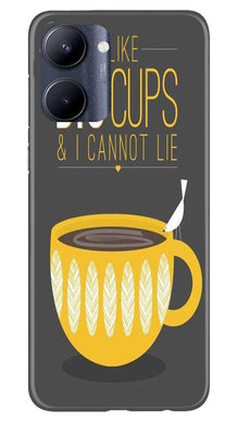 Big Cups Coffee Mobile Back Case for Realme C33 (Design - 312)