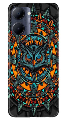 Owl Mobile Back Case for Realme C33 (Design - 319)