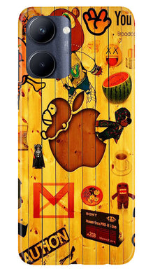 Wooden Texture Mobile Back Case for Realme C33 (Design - 326)