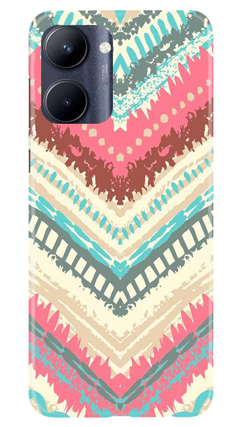 Pattern Mobile Back Case for Realme C33 (Design - 327)