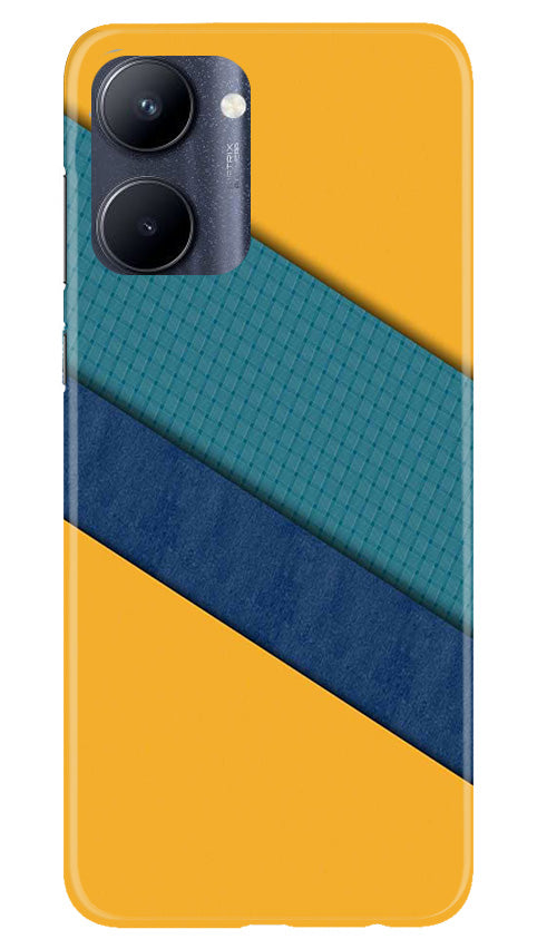 Diagonal Pattern Mobile Back Case for Realme C33 (Design - 329)