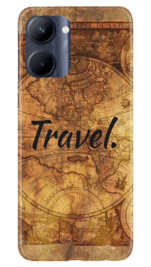 Travel Mobile Back Case for Realme C33 (Design - 334)