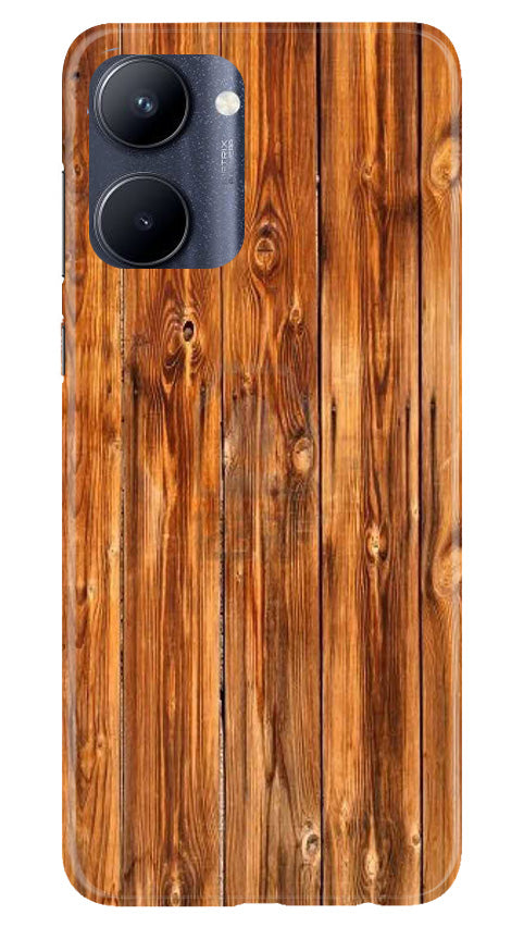 Wooden Texture Mobile Back Case for Realme C33 (Design - 335)