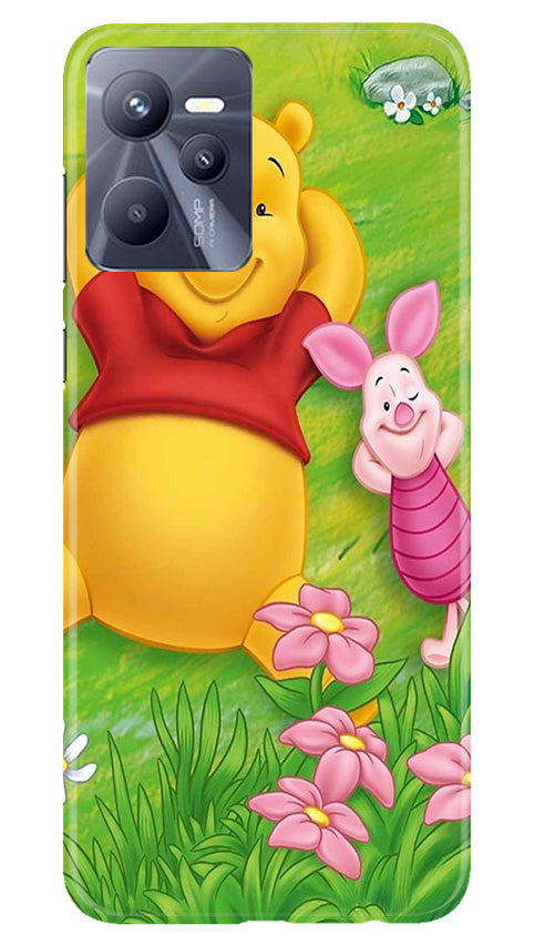 Winnie The Pooh Mobile Back Case for Realme C35 (Design - 308)