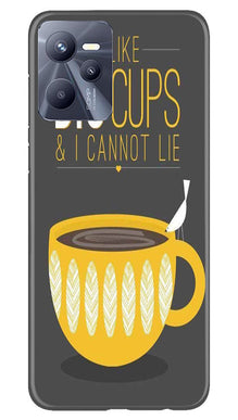 Big Cups Coffee Mobile Back Case for Realme C35 (Design - 312)