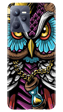 Owl Mobile Back Case for Realme C35 (Design - 318)