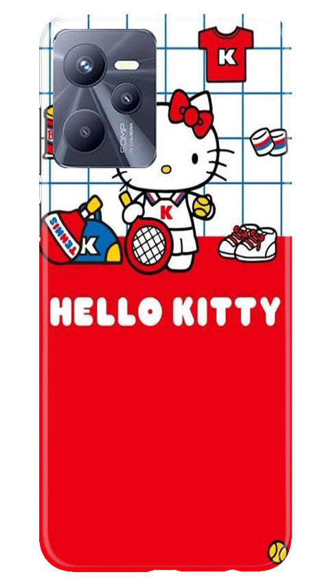 Hello Kitty Mobile Back Case for Realme C35 (Design - 322)