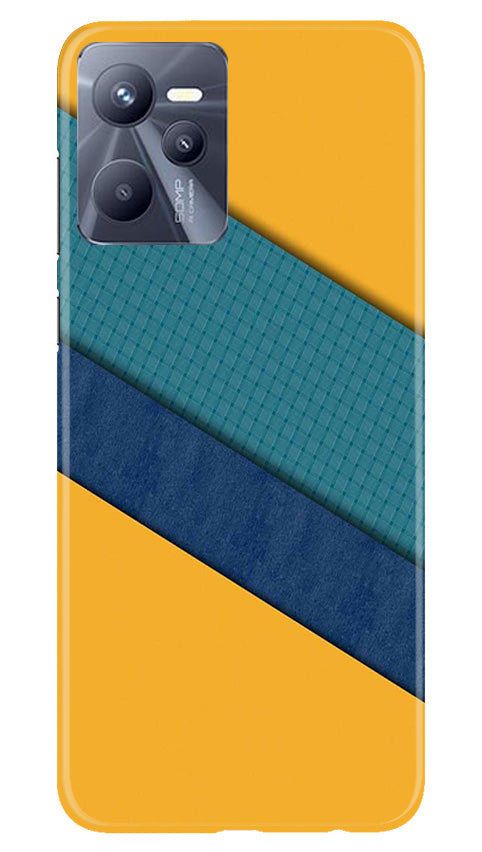 Diagonal Pattern Mobile Back Case for Realme C35 (Design - 329)