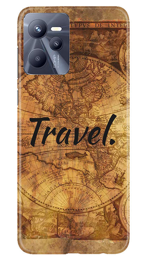 Travel Mobile Back Case for Realme C35 (Design - 334)