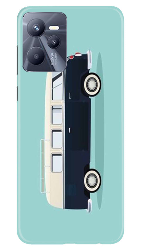 Travel Bus Mobile Back Case for Realme C35 (Design - 338)