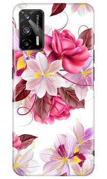 Beautiful flowers Mobile Back Case for Realme GT (Design - 23)