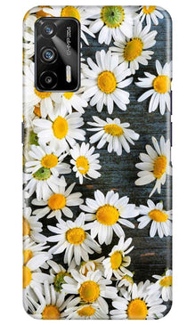 White flowers2 Mobile Back Case for Realme GT (Design - 62)