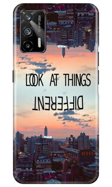Look at things different Mobile Back Case for Realme GT (Design - 99)