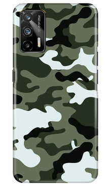 Army Camouflage Mobile Back Case for Realme GT  (Design - 108)