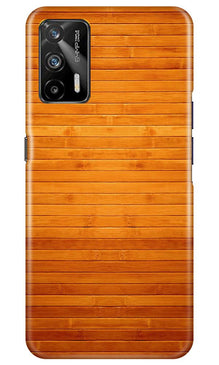 Wooden Look Mobile Back Case for Realme GT  (Design - 111)