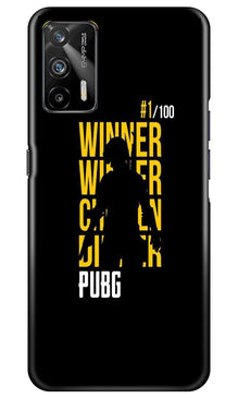 Pubg Winner Winner Mobile Back Case for Realme GT  (Design - 177)