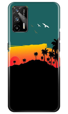 Sky Trees Mobile Back Case for Realme GT (Design - 191)