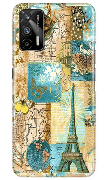 Travel Eiffel Tower Mobile Back Case for Realme GT (Design - 206)