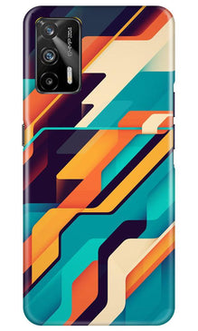 Modern Art Mobile Back Case for Realme GT (Design - 233)