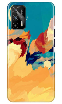 Modern Art Mobile Back Case for Realme GT (Design - 236)