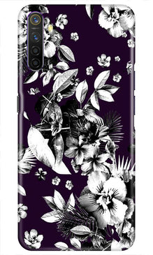 white flowers Mobile Back Case for Realme X2 (Design - 7)