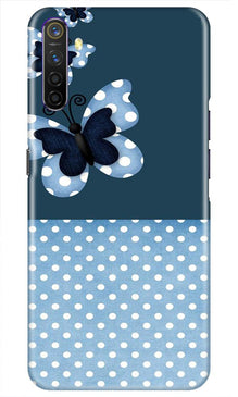 White dots Butterfly Mobile Back Case for Realme X2 (Design - 31)