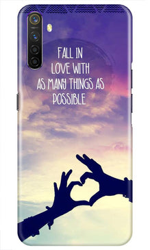 Fall in love Mobile Back Case for Realme X2 (Design - 50)