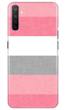 Pink white pattern Mobile Back Case for Realme X2 (Design - 55)