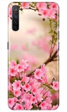 Pink flowers Mobile Back Case for Realme X2 (Design - 69)