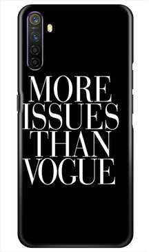 More Issues than Vague Mobile Back Case for Realme X2 (Design - 74)