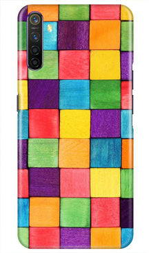 Colorful Square Mobile Back Case for Realme X2 (Design - 218)