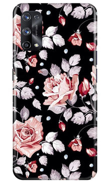 Pink rose Mobile Back Case for Realme X7 Pro (Design - 12)