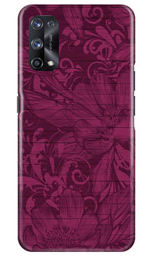 Purple Backround Mobile Back Case for Realme X7 Pro (Design - 22)