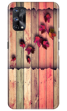 Wooden look2 Mobile Back Case for Realme X7 Pro (Design - 56)