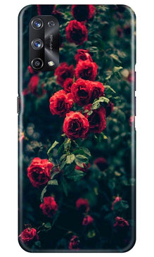 Red Rose Mobile Back Case for Realme X7 Pro (Design - 66)
