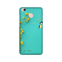 Flowers Girl Mobile Back Case for Redmi 4 (Design - 216)