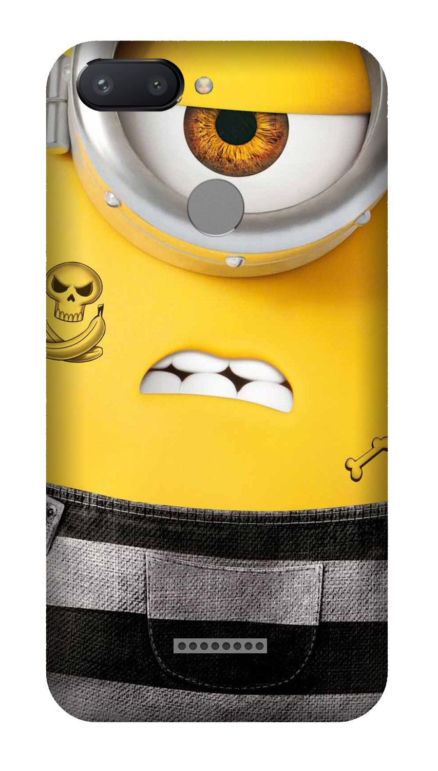 Minion Mobile Back Case for Redmi 6  (Design - 324)