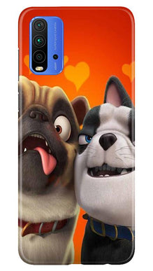 Dog Puppy Mobile Back Case for Redmi 9 Power (Design - 350)